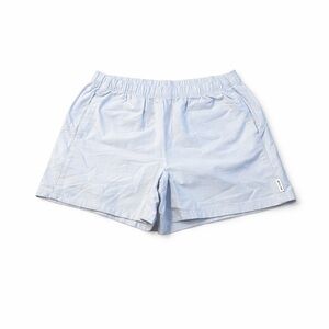 NWT Aerie OFFLINE Day Off Oxford Shorts Eyelet Blue Large